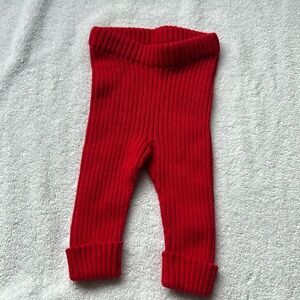 Hanna andersson 0-3m red pants